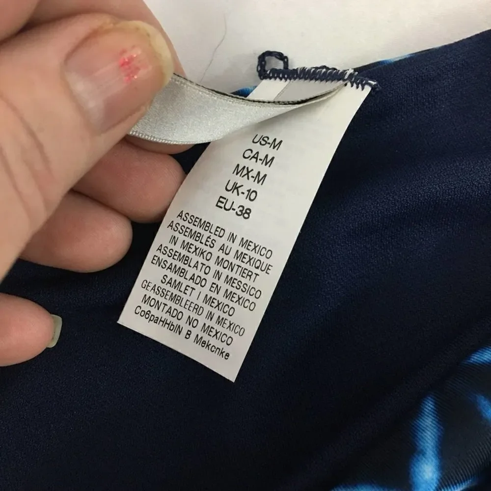 Lucky Brand Reversible Side Tie Bikini Bottom Size Medium